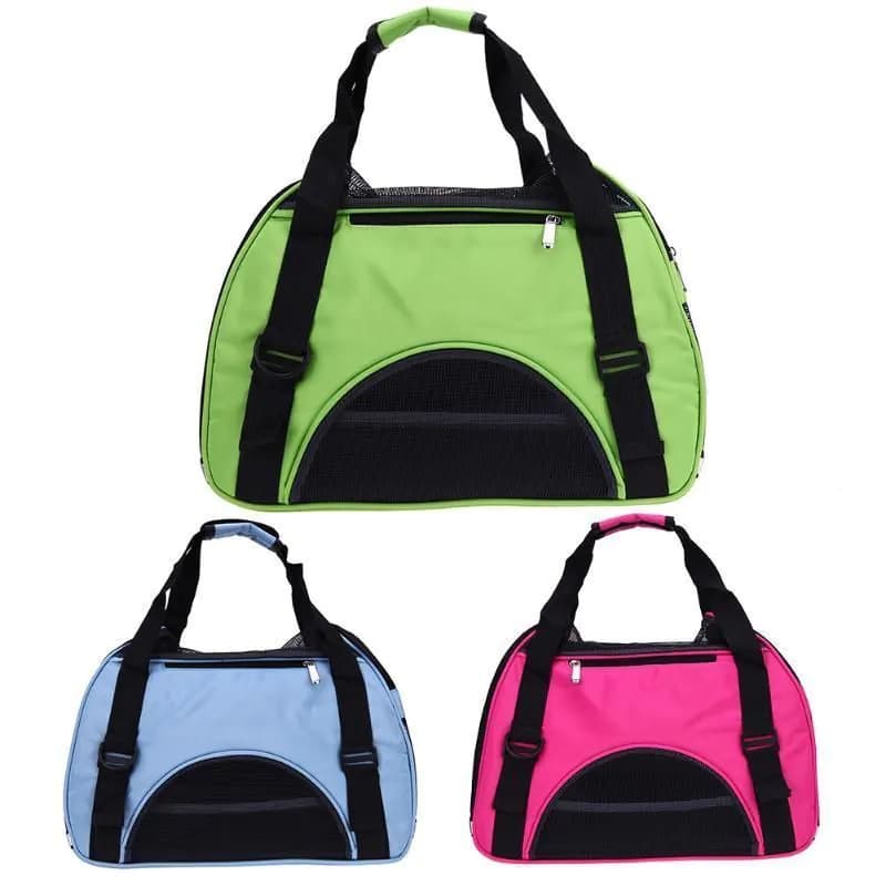image-Portable Oxford Cat Dog Rabbit Pet Backpack