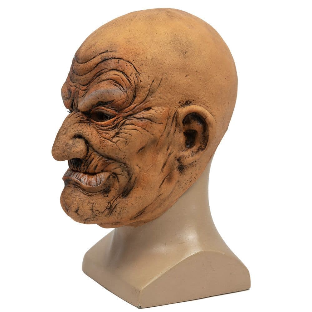 image-Old Bald Man Halloween Party New Latex Mask Funny Horror
