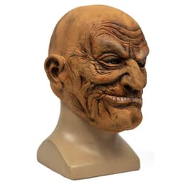 image-Old Bald Man Halloween Party New Latex Mask Funny Horror