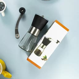 image-Small Coffee Powder Grinder Adjustable Coarse Fine Coffee Powder Maker