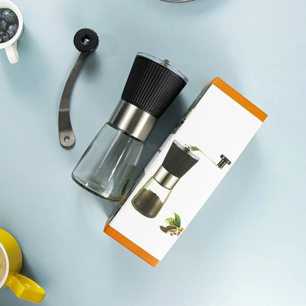 image-Small Coffee Powder Grinder Adjustable Coarse Fine Coffee Powder Maker