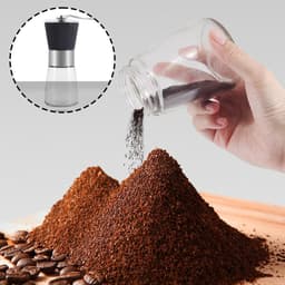 image-Small Coffee Powder Grinder Adjustable Coarse Fine Coffee Powder Maker