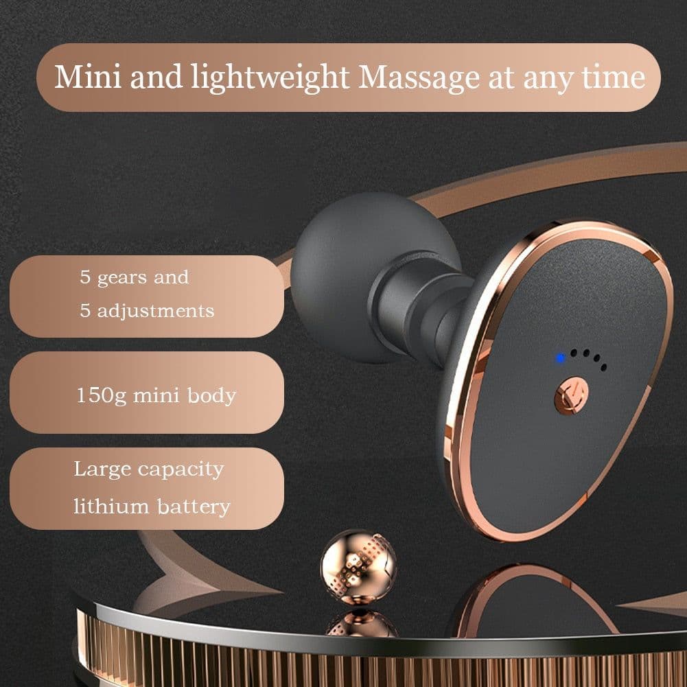 image-Electric Massage Gun Massage Machine Pain Relief Mini Vibration Back