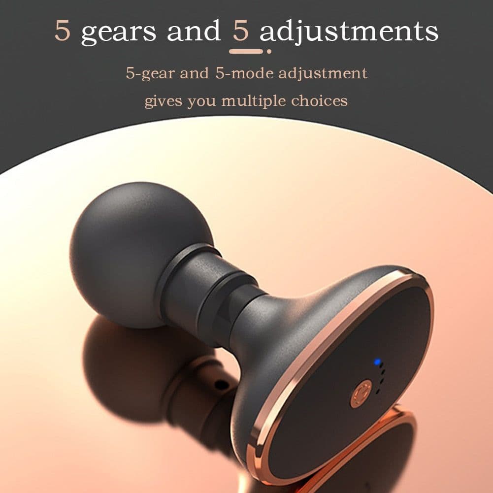 image-Electric Massage Gun Massage Machine Pain Relief Mini Vibration Back