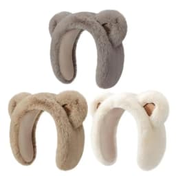 image-Bear Earmuffs Cartoon Little Bear Warm Earmuffs for Girls Winter