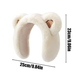 image-Bear Earmuffs Cartoon Little Bear Warm Earmuffs for Girls Winter
