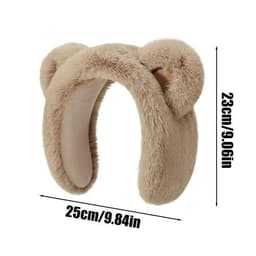 image-Bear Earmuffs Cartoon Little Bear Warm Earmuffs for Girls Winter