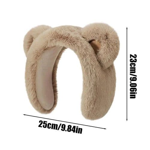 image-Bear Earmuffs Cartoon Little Bear Warm Earmuffs for Girls Winter