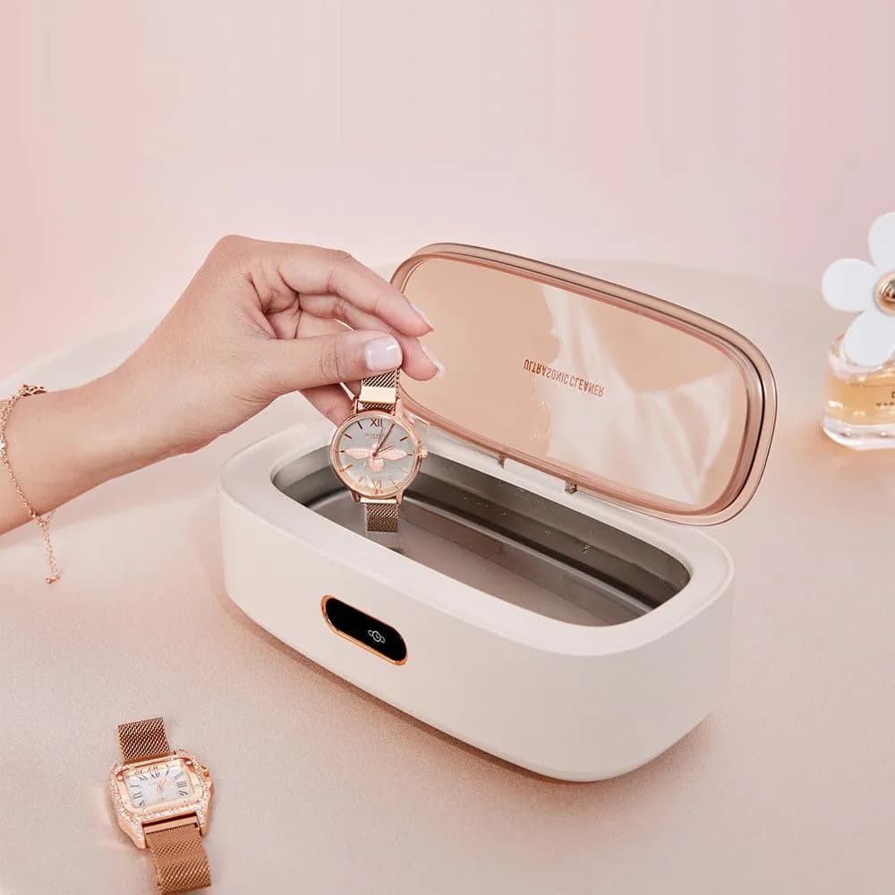 image-Ultrasonic Jewelry Glasses Makeup Brush Cleaner