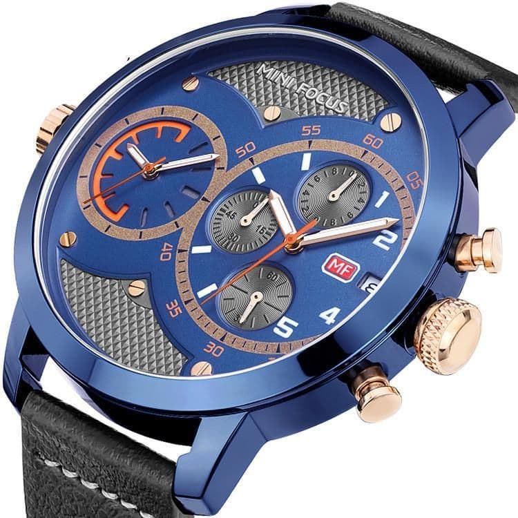 image-Double Movement Waterproof Quartz Watch For Men