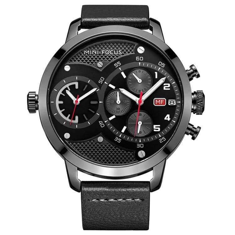 image-Double Movement Waterproof Quartz Watch For Men