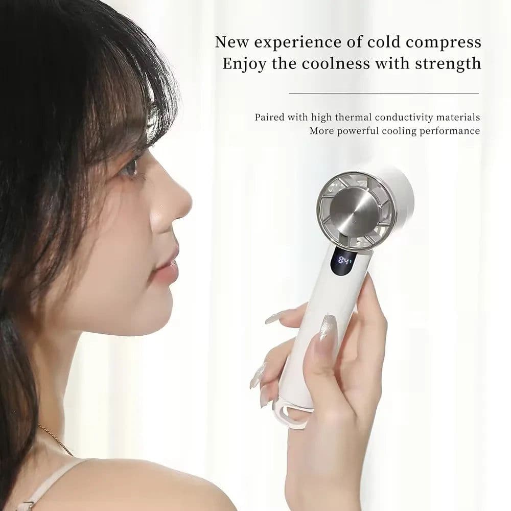 image-USB Rechargeable Mini Pocket Handheld Small Cooling Fan Portable
