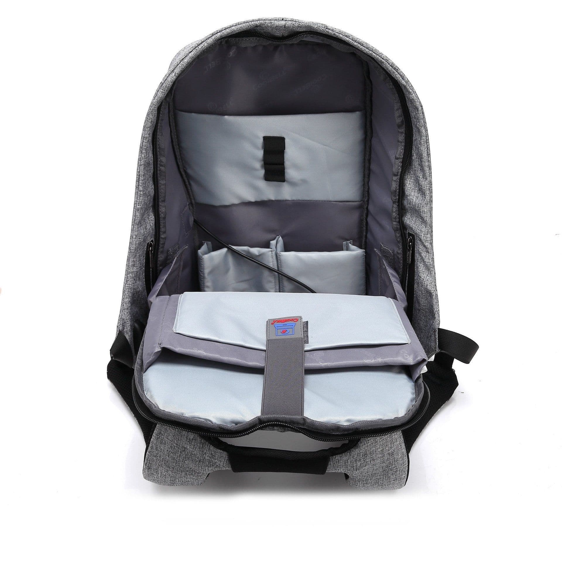 image-Student Laptop Backpack With USB Charging Interface