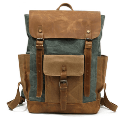 image-High Quality Fashion Canvas Backpack For Men And Women