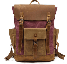 image-High Quality Fashion Canvas Backpack For Men And Women