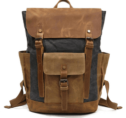 image-High Quality Fashion Canvas Backpack For Men And Women