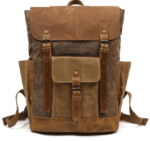 image-High Quality Fashion Canvas Backpack For Men And Women