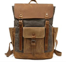 image-High Quality Fashion Canvas Backpack For Men And Women