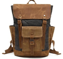 image-High Quality Fashion Canvas Backpack For Men And Women