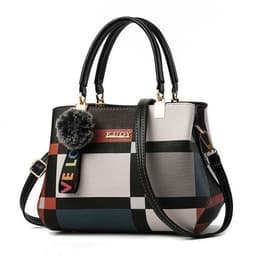 image-One-shoulder Fashion Leather Messenger Bag For Women