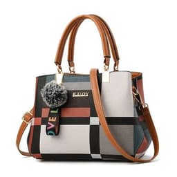 image-One-shoulder Fashion Leather Messenger Bag For Women
