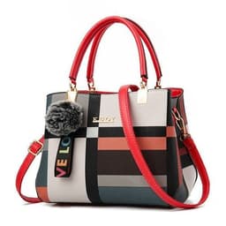 image-One-shoulder Fashion Leather Messenger Bag For Women