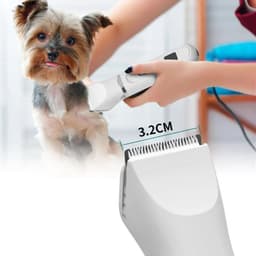 image-Dog Clippers Low Noise Paw Trimmer Rechargeable Pet Cat Grooming Kit