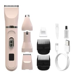 image-Dog Clippers Low Noise Paw Trimmer Rechargeable Pet Cat Grooming Kit