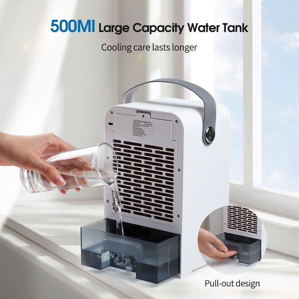 image-Mini Portable Air Conditioner Fan Air Cooler for Room Rapid Cooling