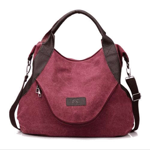 image-High Quality Vintage Canvas Messenger Bag For Women