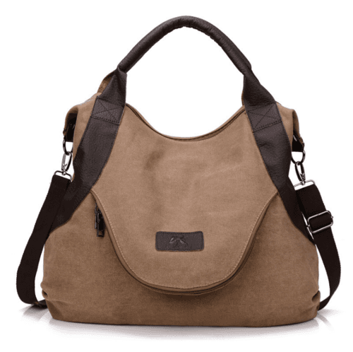 image-High Quality Vintage Canvas Messenger Bag For Women