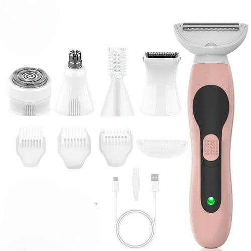 image-Multifunctional 4-in-1 Women's Shaving Set Electric Hair Removal