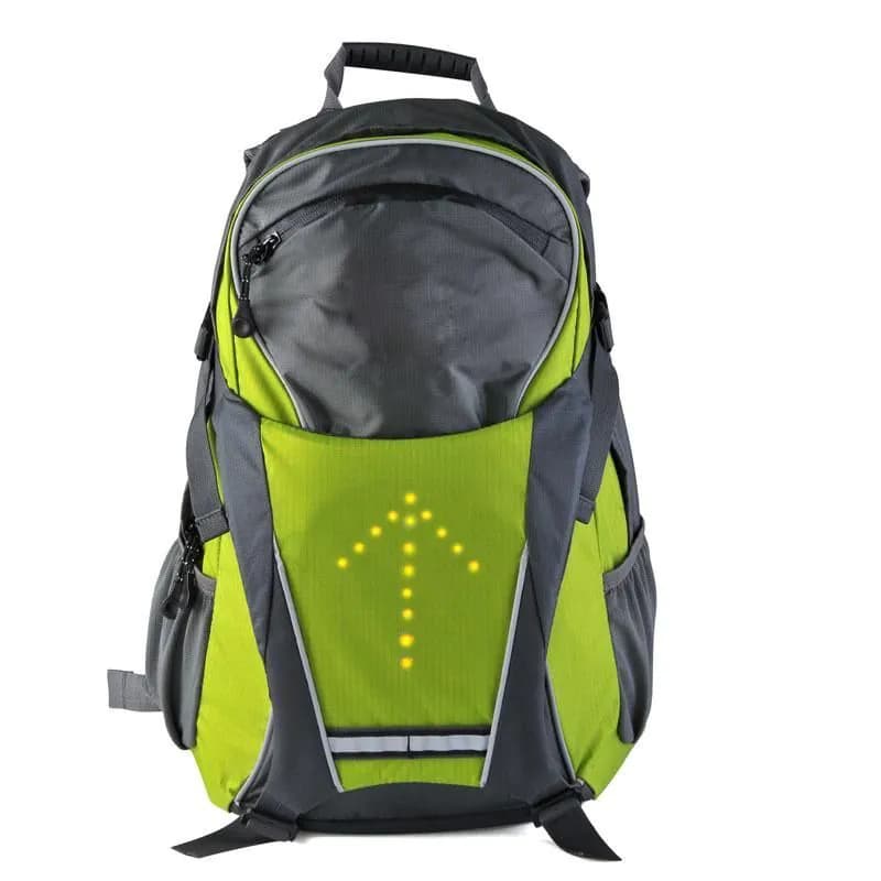 image-Fashion Wireless Remote Control LED Light Warning Backpack