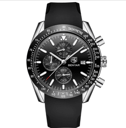 image-Casual Stainless Steel Quartz Watch For Men