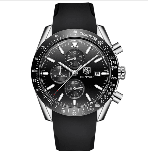 image-Casual Stainless Steel Quartz Watch For Men