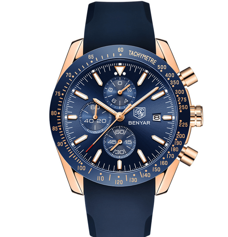 image-Casual Stainless Steel Quartz Watch For Men