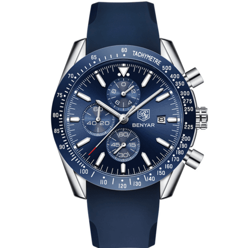 image-Casual Stainless Steel Quartz Watch For Men