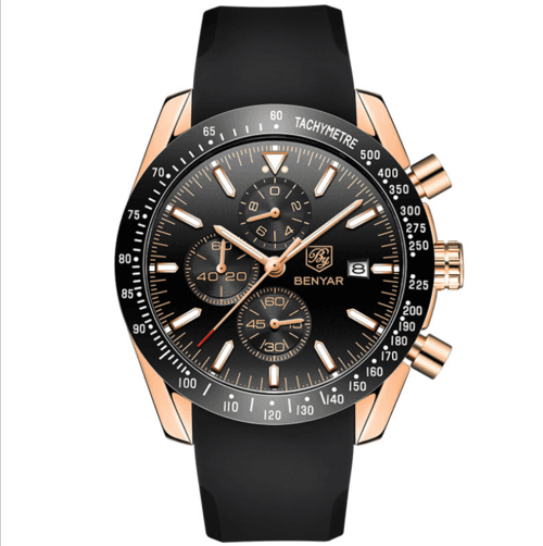 image-Casual Stainless Steel Quartz Watch For Men