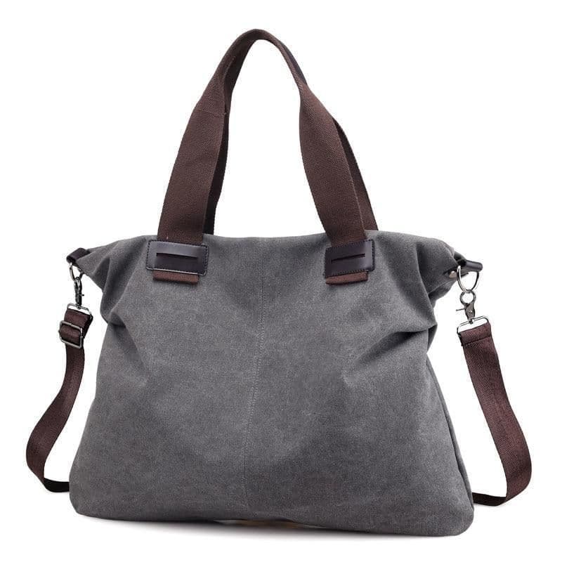 image-Casual Canvas Large Shoulder Bag For Young Women