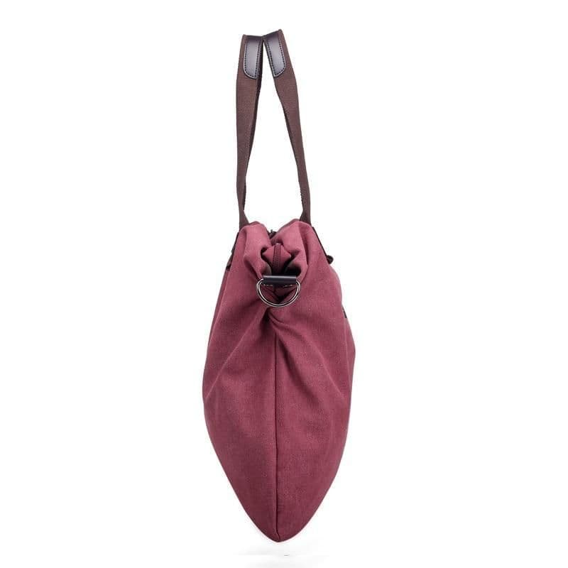 image-Casual Canvas Large Shoulder Bag For Young Women