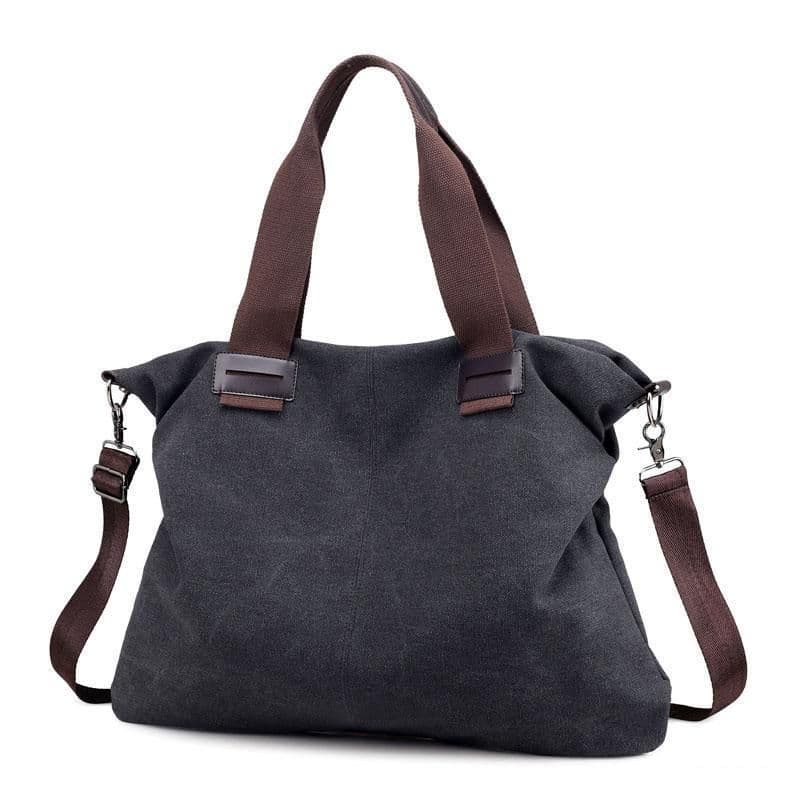 image-Casual Canvas Large Shoulder Bag For Young Women