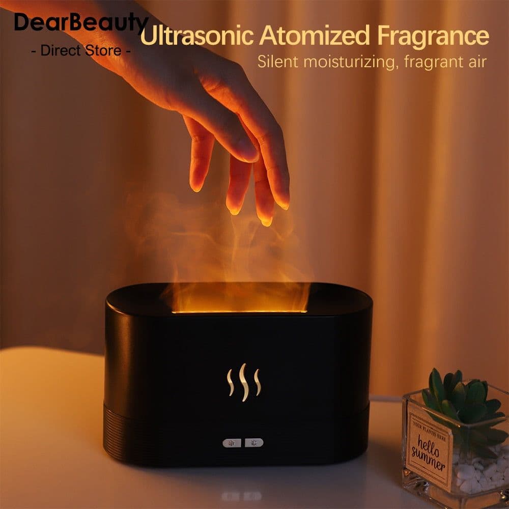 image-180ML Aroma Diffuser Air Humidifier Ultrasonic Cool Mist Maker Fogger