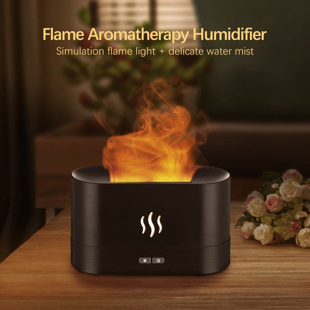 image-180ML Aroma Diffuser Air Humidifier Ultrasonic Cool Mist Maker Fogger