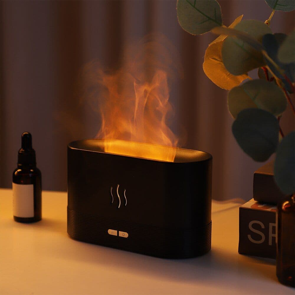 image-180ML Aroma Diffuser Air Humidifier Ultrasonic Cool Mist Maker Fogger