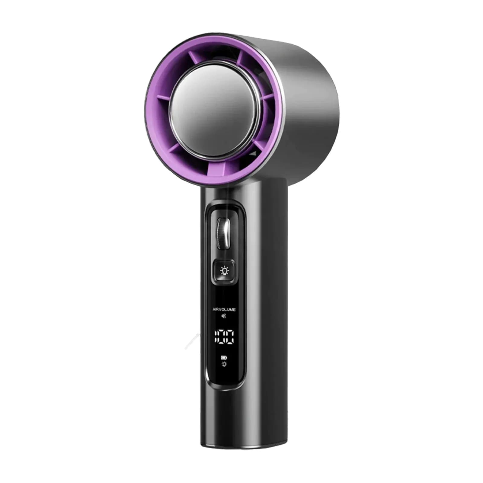 image-Handheld Portable Fan 100 Gear Desktop Fan USB Rechargeable 3600mAh