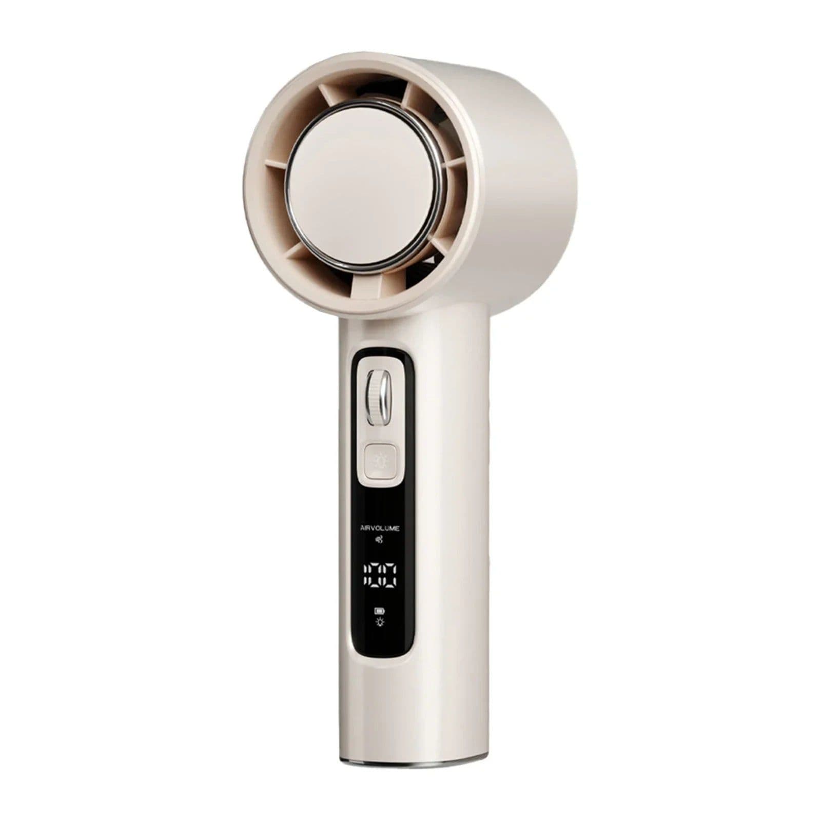image-Handheld Portable Fan 100 Gear Desktop Fan USB Rechargeable 3600mAh