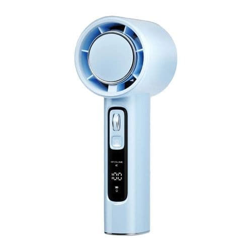 image-Handheld Portable Fan 100 Gear Desktop Fan USB Rechargeable 3600mAh