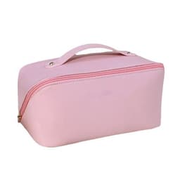image-Large Capacity PU Pillow Tote Makeup Bag For Woman Travel Cosmetics