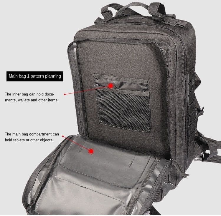 image-25L/50L Army Military Tactical Backpack Large Hiking Backpacks Bags