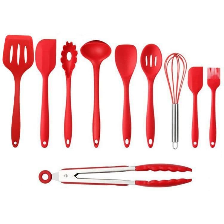 image-High Quality 10 Pieces Silica Gel Cooking Scoop